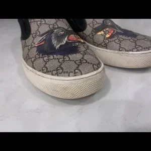 Gucci Dublin Angry Wolf Slip On Shoes Size US 11.5 Gucci Dublin Men main image 4